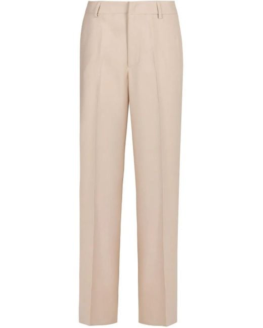 PT Torino Natural Pressed-Crease Trousers