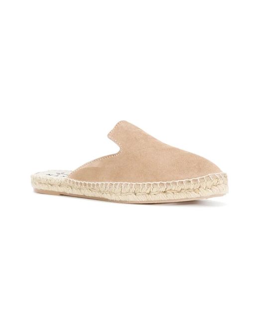 Manebí White Mule Style Espadrilles