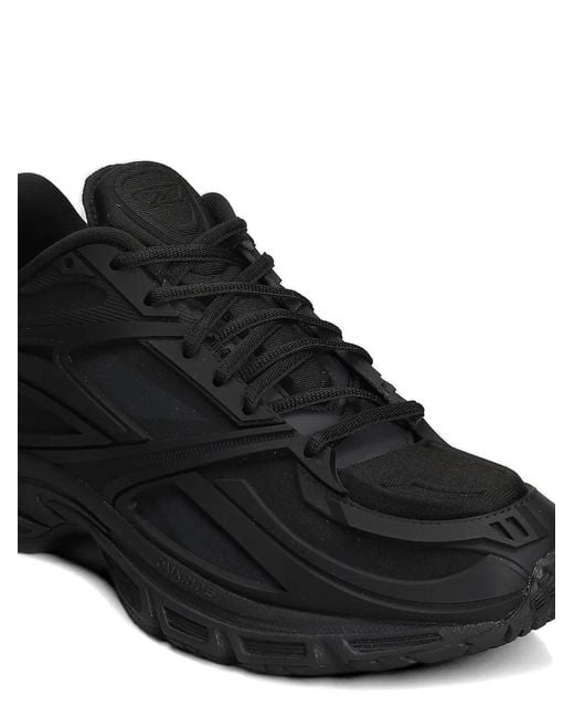 Reebok Black Lace-Up Sneakers for men