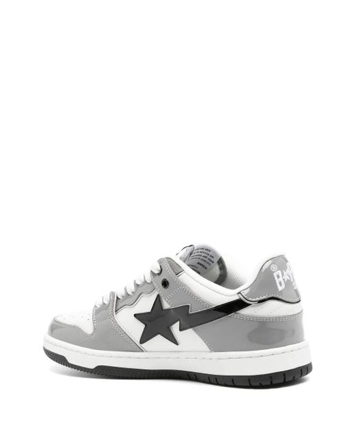A Bathing Ape White Sk8 Sta #2 M2 Sneakers for men