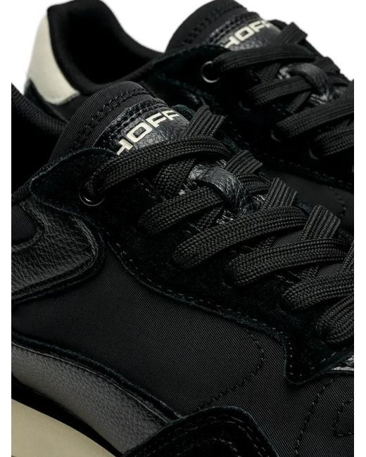 HOFF Black City Panelled Lace-Up Sneakers