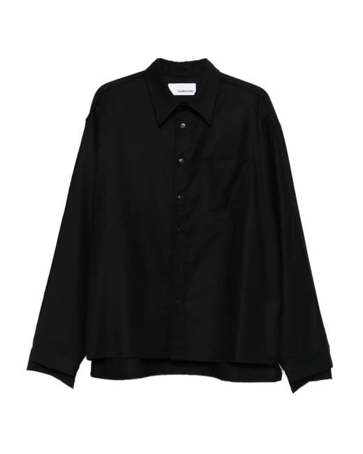 Costumein Black Patch-Pocket Shirt for men