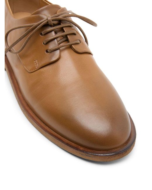 Marsèll Brown Mando Leather Derby Shoes