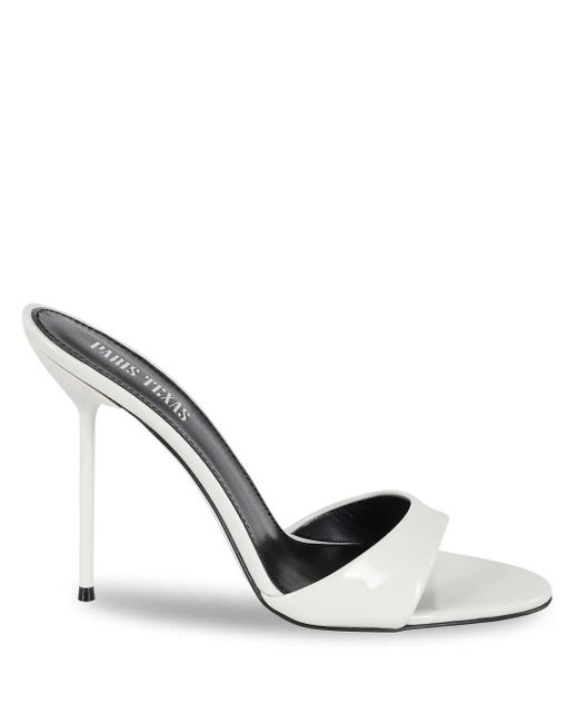 Paris Texas White 105Mm Lidia Sandals
