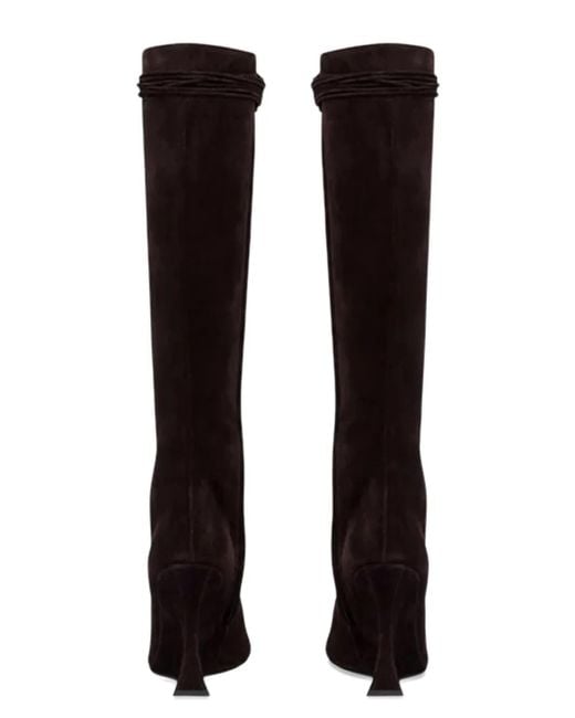 Paris Texas Black Nina 105 Lace-Up Boot