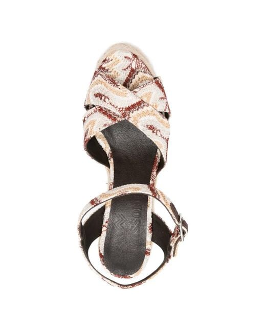Missoni Natural Espadrilles Mit Gewebter Plateau