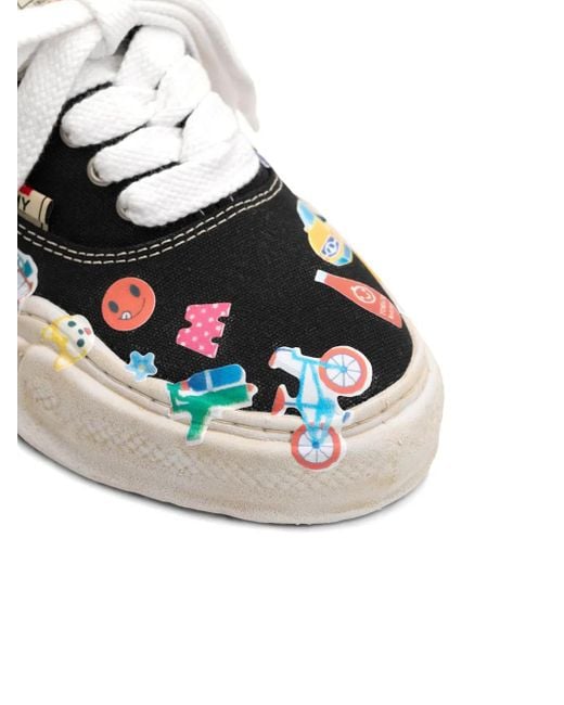Maison Mihara Yasuhiro Black Baker Sneakers