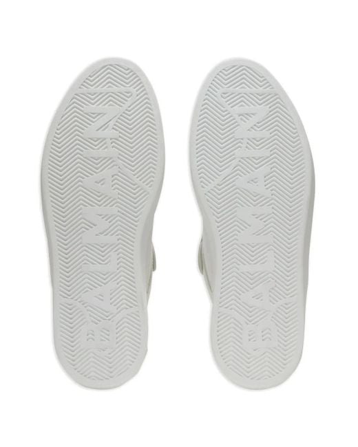 Balmain White B-Court Flip Sneakers