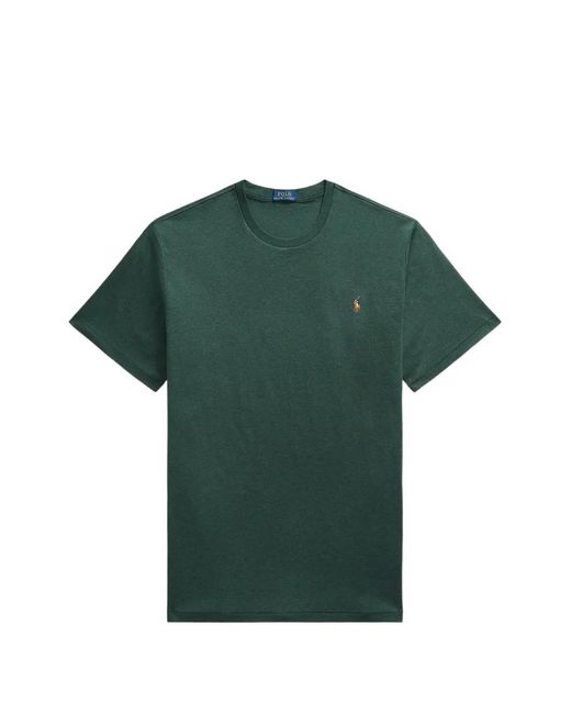 Polo Ralph Lauren Green Soft Cotton Crewneck T-Shirt for men