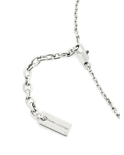 Marc Jacobs Metallic Collier À Pendentif Bouton
