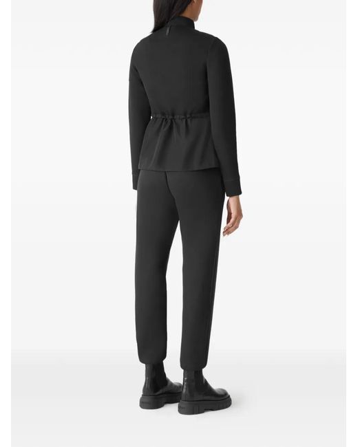 Mackage Black Adita Quilted Drawstring Hybrid Jacket