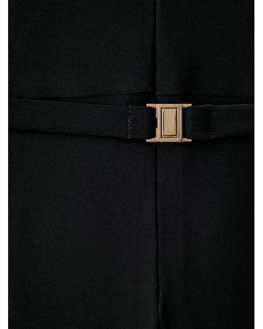 Joseph Ribkoff Black Sleeveless Jumpsuit