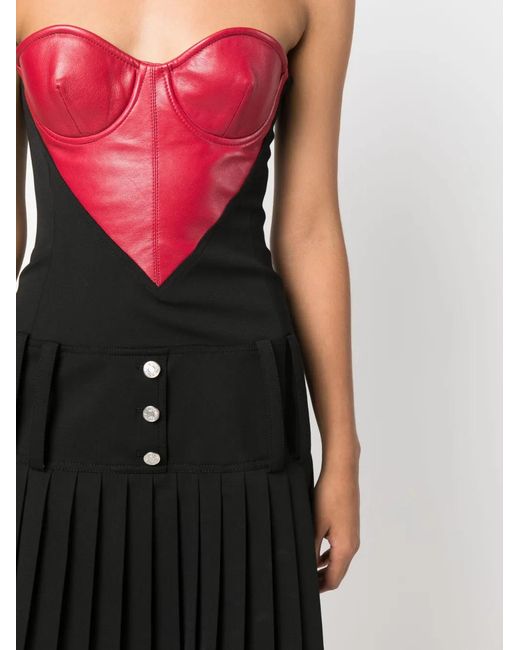 Moschino Black Heart Garbadine Minidress