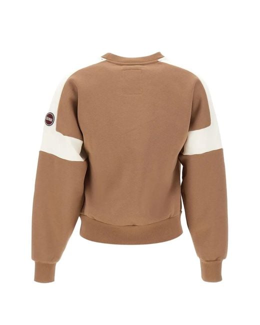 Colmar Brown Heritage Logo-Patch Sweatshirt