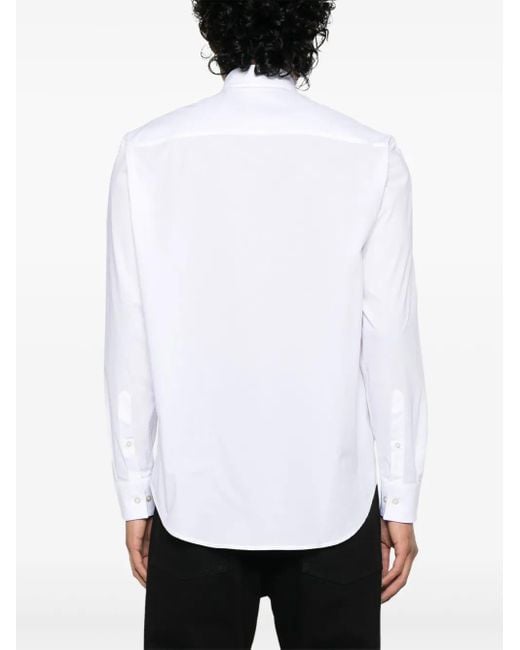 John Richmond White Printed Shirt for men