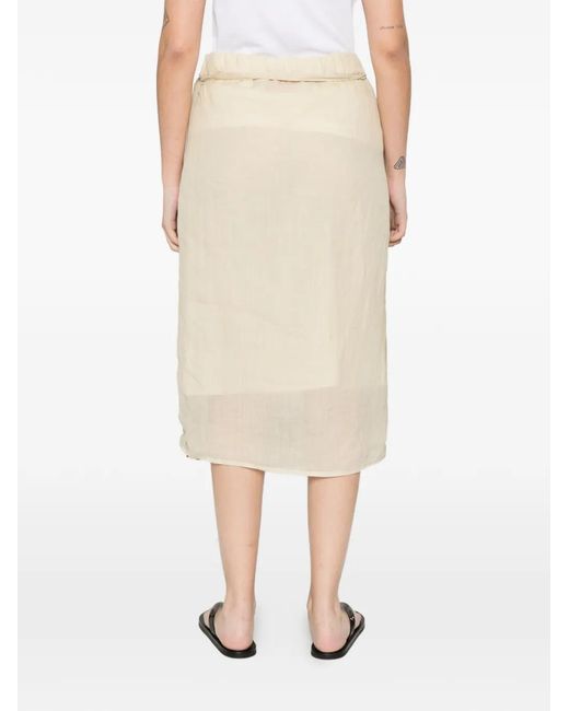 Collection Privée Natural Argis Tie-Dye Wrap Midi Skirt