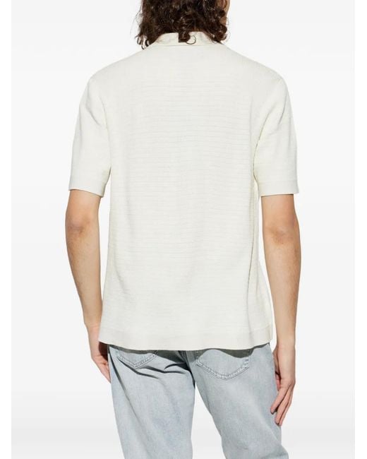 Rag & Bone White Short-Sleeve Button-Up Shirt for men