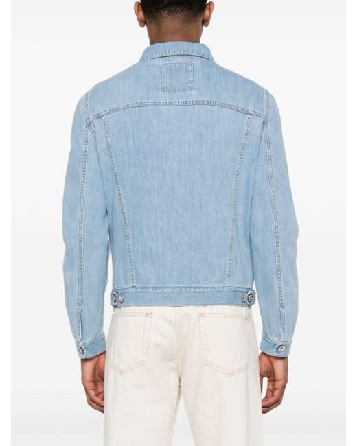 Veste en jean à quatre poches Brunello Cucinelli pour homme en coloris Blue