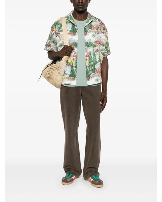 Visvim Gray Crosby Shirt for men