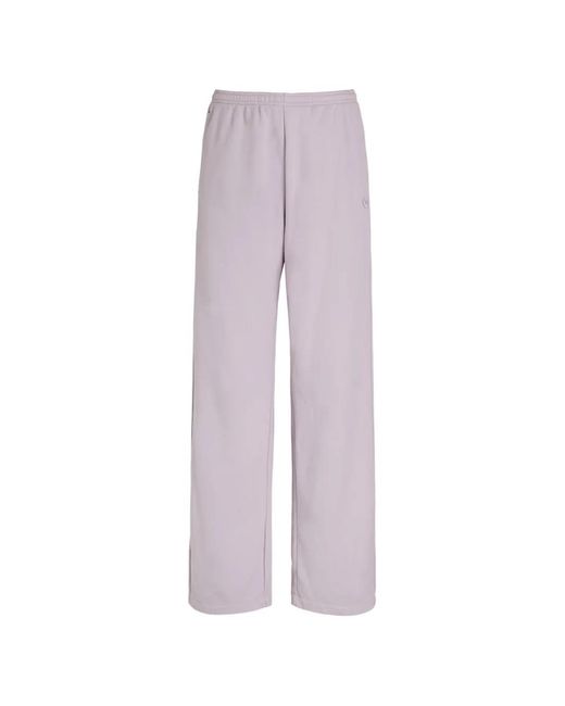 vuori Purple Logo-Embroidered Track Pants