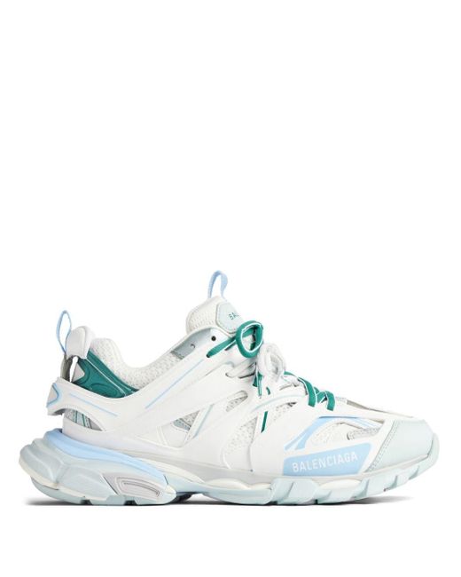 Balenciaga Blue Track Panelled Sneakers