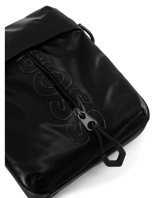 Boss Black Bryant Logo-embellished Crossbody Bag for men