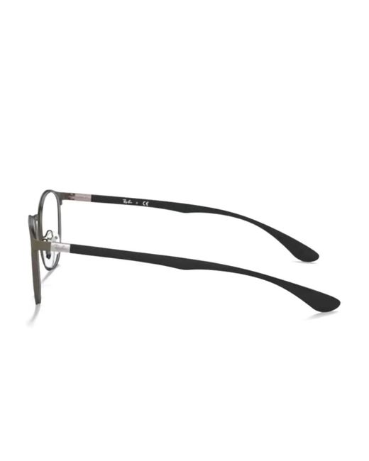 Ray-Ban Metallic Round-Frame Glasses