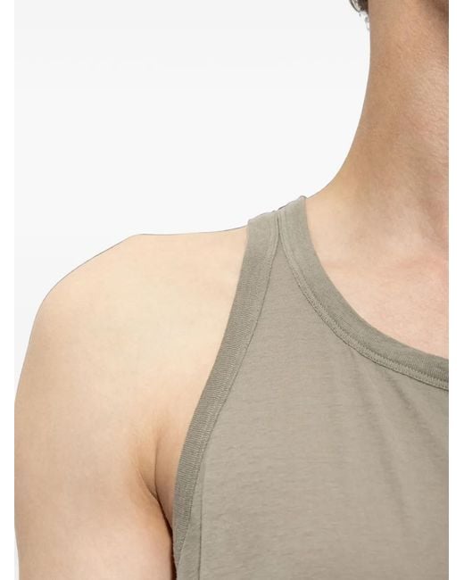 Rick Owens Natural Sleeveless T-Shirt for men