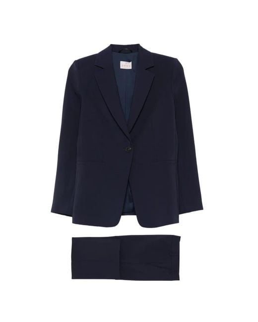 Marella Blue Single-Breasted Suit