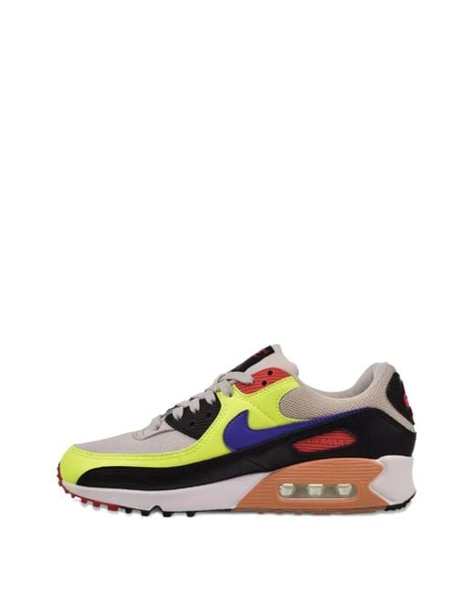 Nike Gray Air Max 90 "Volt/Light Bone/Light Ultramarine/ Sneakers