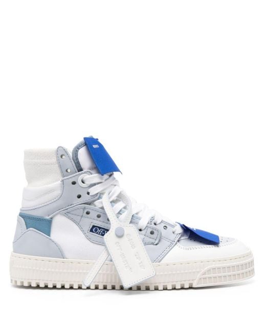 Off-White c/o Virgil Abloh Blue 3.0 Off Court High-top Sneakers
