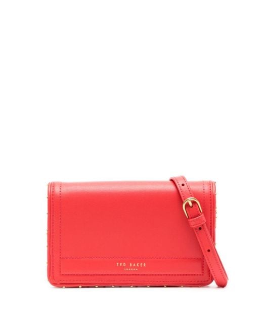 Kahnisa studded purse di Ted Baker in Red