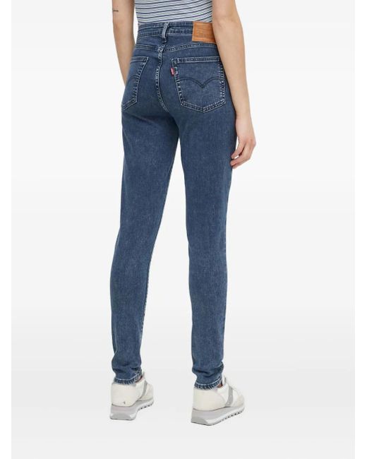 Levi's Blue Logo-Patch Jeans