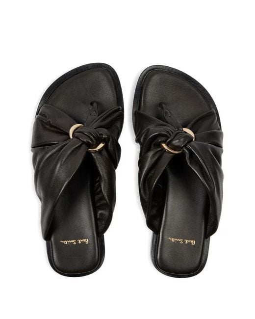 Paul Smith Black Sandales Lorrha En Cuir
