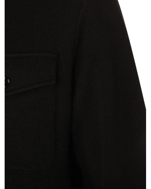 メンズ Lardini ウールジャケット Black
