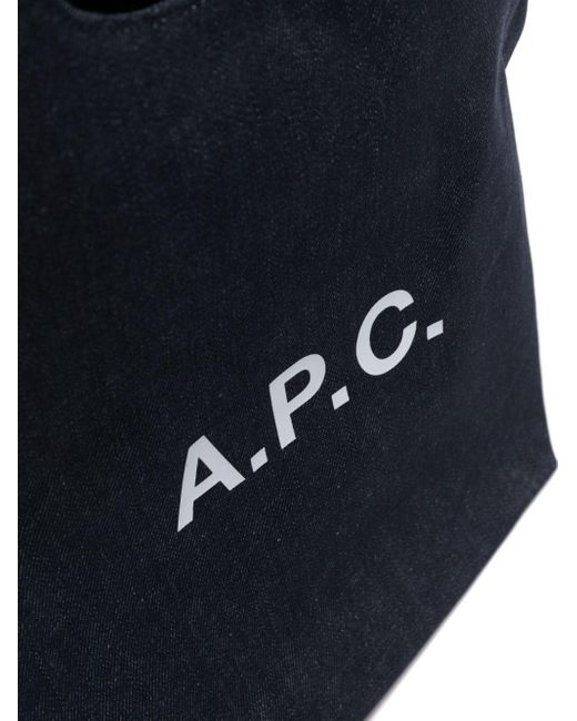 Sac à main à logo imprimé A.P.C. en coloris Black