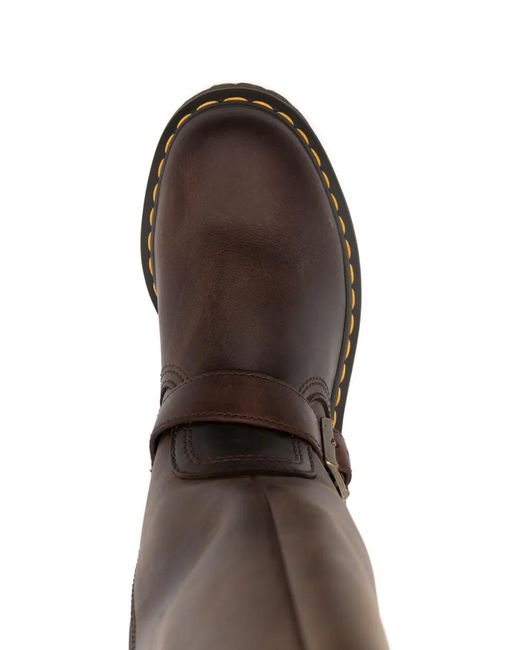 Dr. Martens Anistone Laarzen Met Gespbandje in het Brown