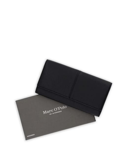 Marc O' Polo Black Leather Wallet