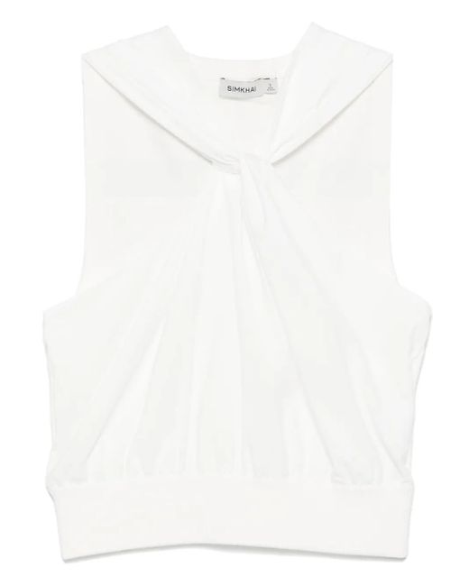 Jonathan Simkhai White Wynonna Top