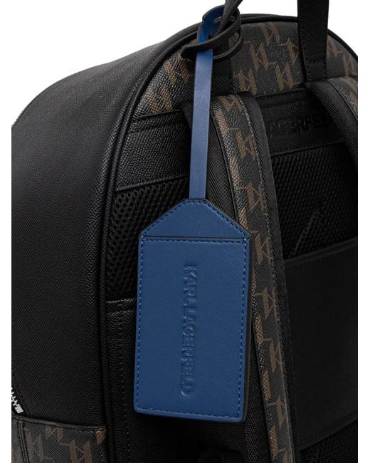 Karl Lagerfeld Rucksack Mit Monogramm in Black für Herren