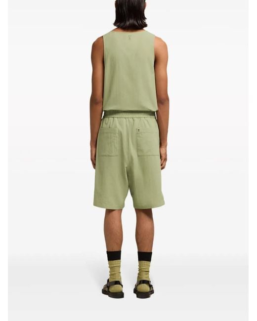 AMI Shorts Met Logoplakkaat in het Green voor heren