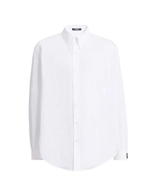 Balmain White Paris Shirt for men