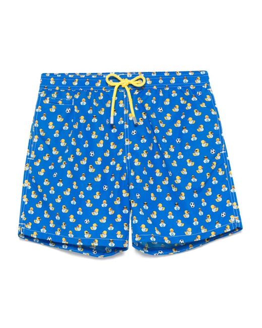 メンズ Mc2 Saint Barth X S.s.c. Napoli Ducky Napoli Shades トランクス水着 Blue