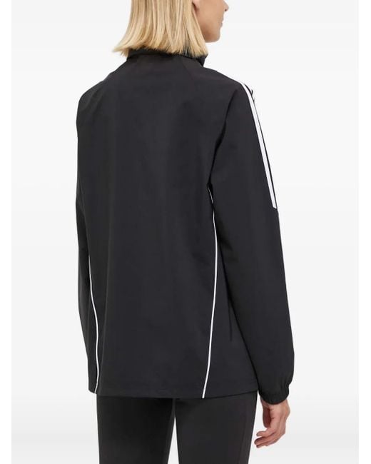 Adidas Black Three-Stripe Hooded Jacket