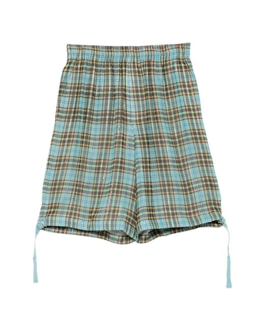 Undercover Geruite Shorts in het Green