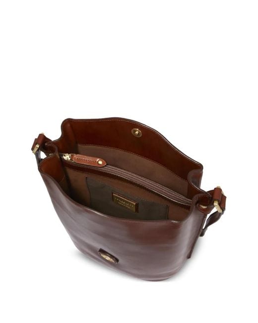 The Bridge Brown Leather Bucket Bag