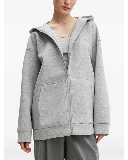 Day Birger et Mikkelsen Gray Veste Zippée À Capuche