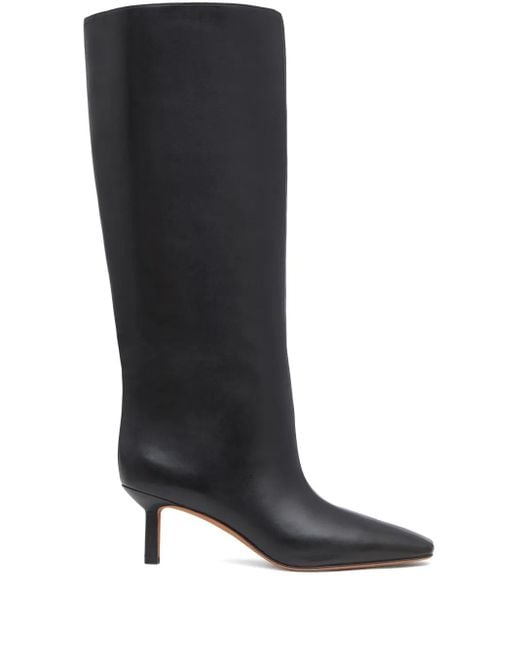 3.1 Phillip Lim Black Nell Leather Knee-High Boot