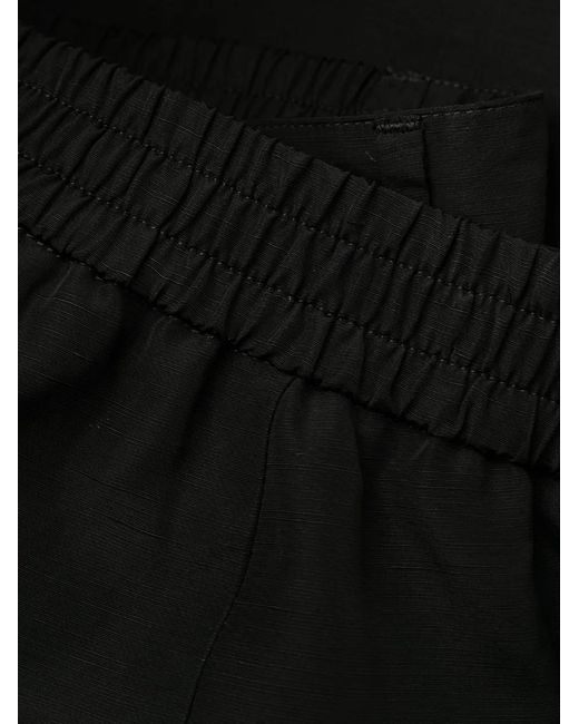 MSGM Cropped Broek in het Black