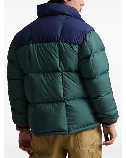 Polo Ralph Lauren Green Colour-Block Ripstop Jacket for men